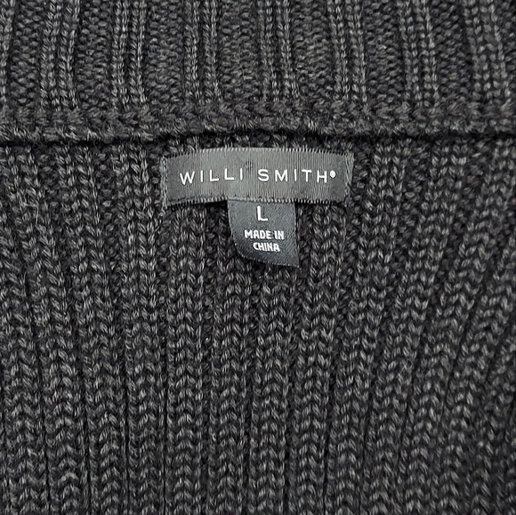 Willi Smith Black Faux Fur Vest, sz L - Picture 9 of 10